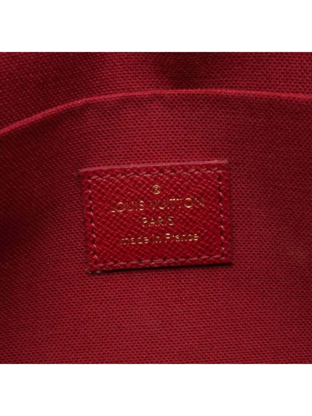 Louis Vuitton Shoulder Bag Pochette Felicie Monogram Fuchsia Canvas Leather